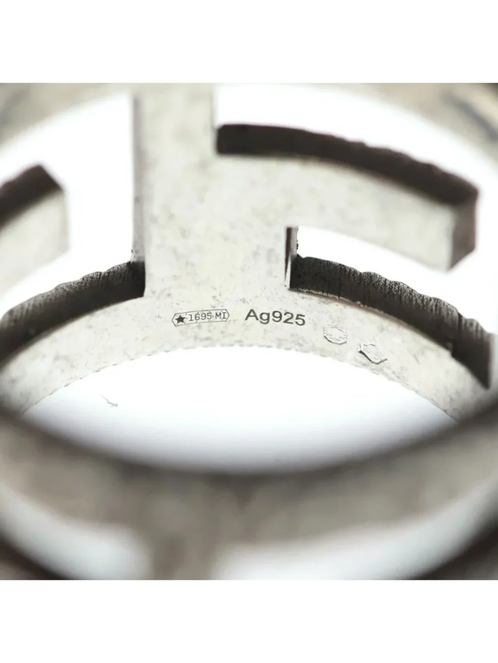 Gucci Cube Sterling Silver Ring